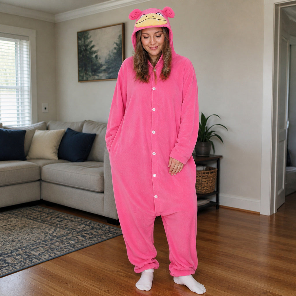 Hot Pink Creature Kigurumi Onesie home lifestyle