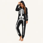 Leoxa neon skeleton hooded onesie — 03 second look