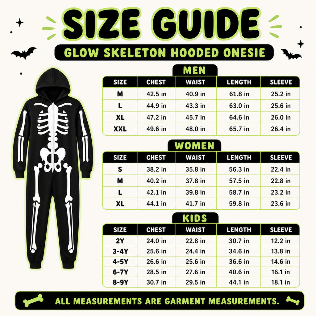 Leoxa neon skeleton hooded onesie — 08 fit reference