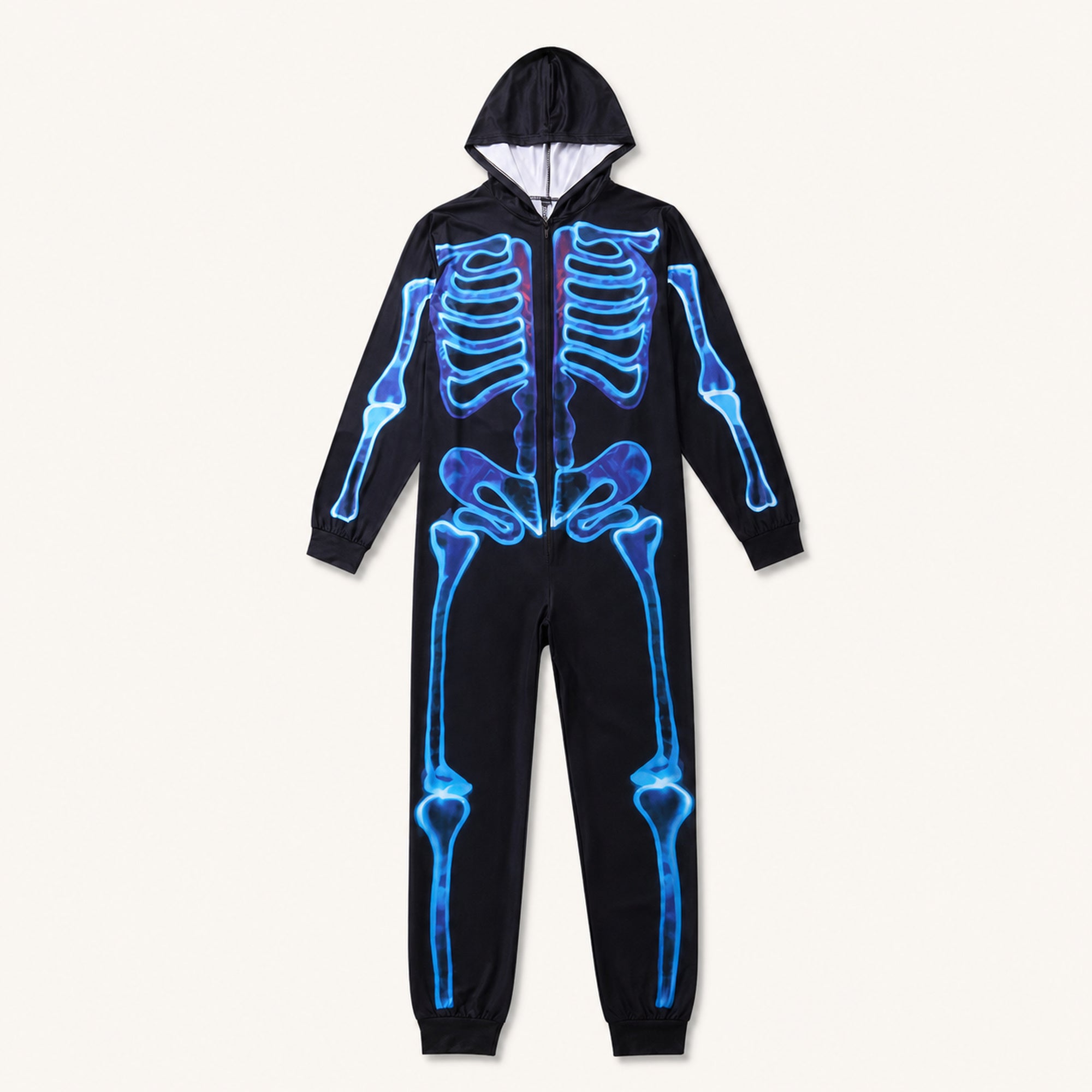 Leoxa neon skeleton hooded onesie — 11 color 01 hero