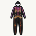 Leoxa neon skeleton hooded onesie — 12 color 02 hero