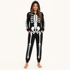 Leoxa neon skeleton hooded onesie — 14 color 04 hero