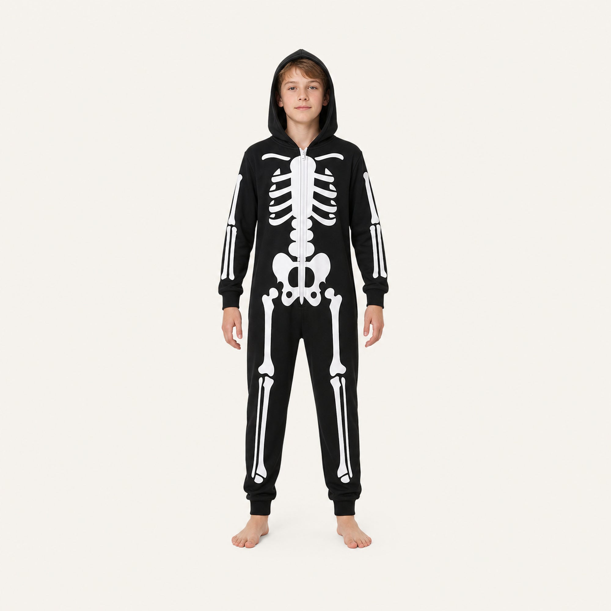Leoxa neon skeleton hooded onesie — 15 size M alt