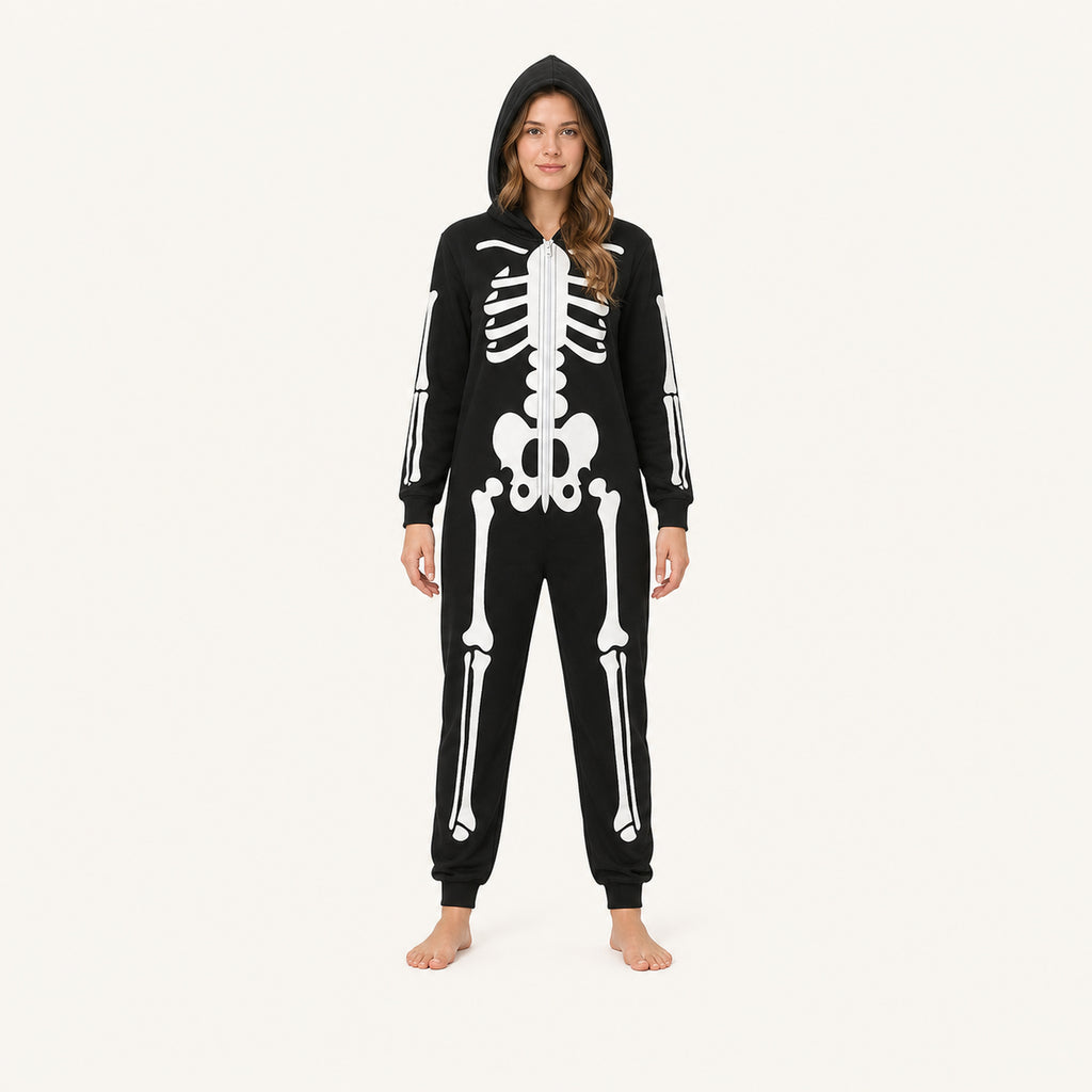 Leoxa neon skeleton hooded onesie — 16 size L alt