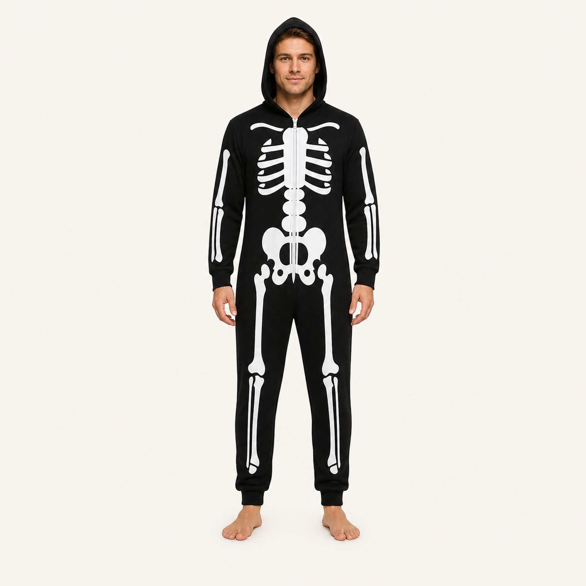 Leoxa neon skeleton hooded onesie — 17 size XL alt