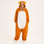 Orange Bear Kigurumi Onesie hero
