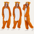 Orange Bear Kigurumi Onesie color lineup