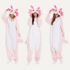 Pink Axolotl Kigurumi Onesie - variant lineup