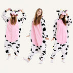 Pink Belly Cow Kigurumi Onesie - variant lineup