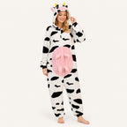 Leoxa pink cow kigurumi onesie – 03 second look