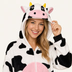 Leoxa pink cow kigurumi onesie – 05 character detail