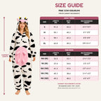 Leoxa pink cow kigurumi onesie – 08 fit reference