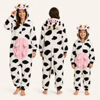 Leoxa pink cow kigurumi onesie – 10 color lineup