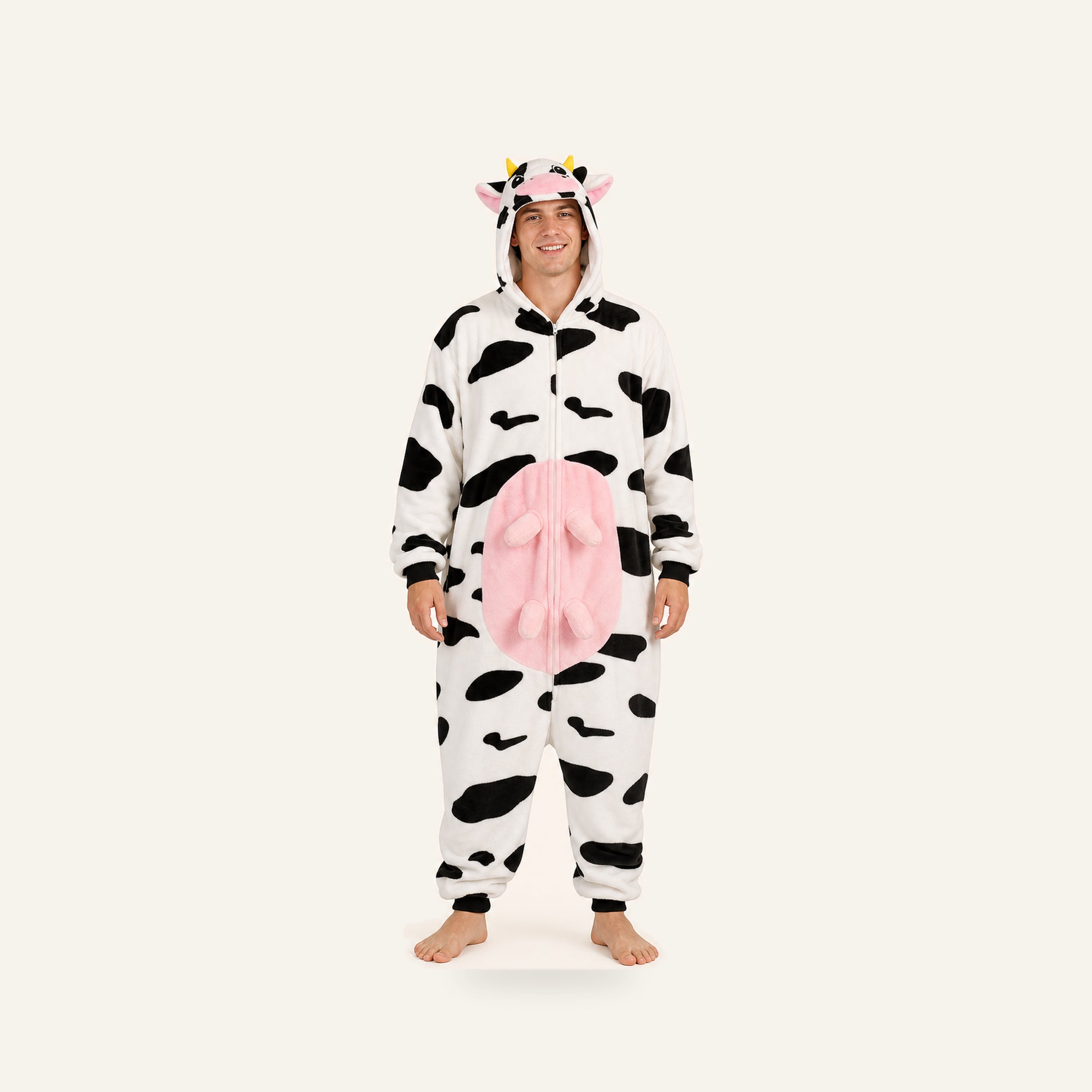 Leoxa pink cow kigurumi onesie – 13 size XL