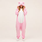 Pink Pig Kigurumi Onesie - hero