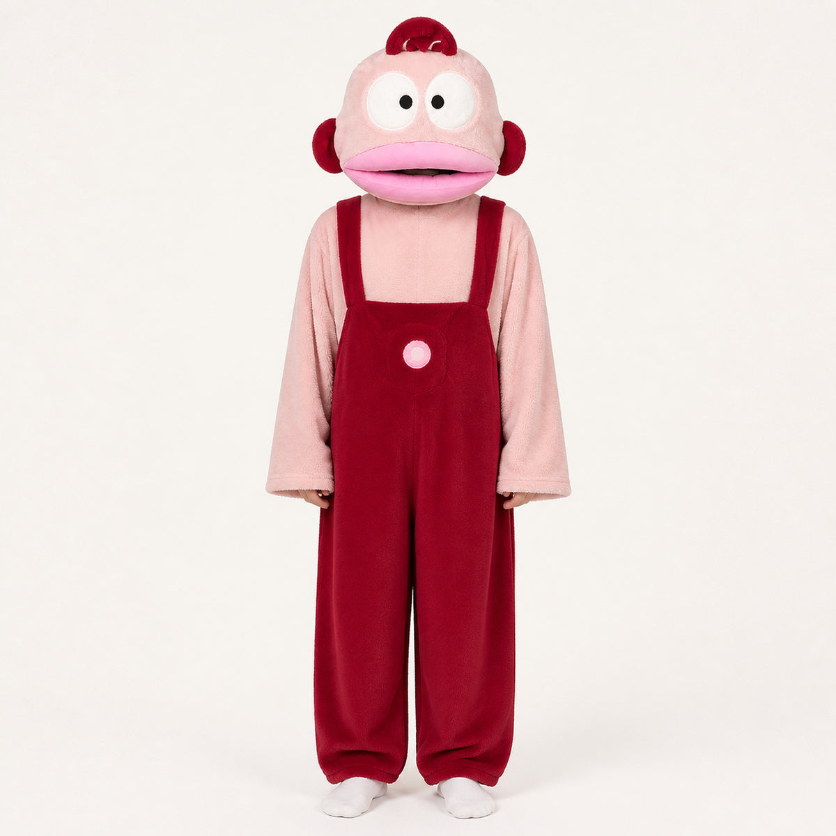 Plush Puppet Character Kigurumi Onesie pink hero