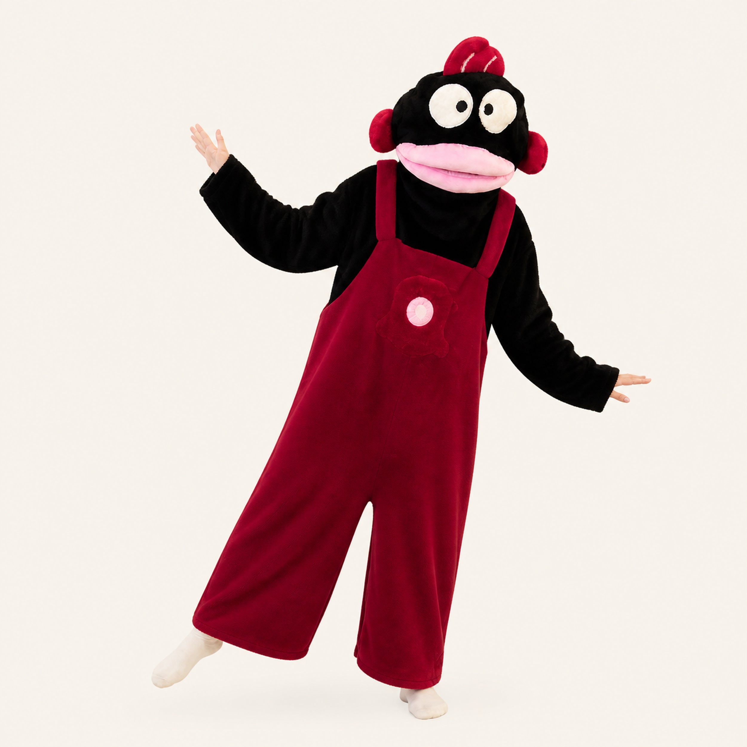 Plush Puppet Character Kigurumi Onesie dynamic look