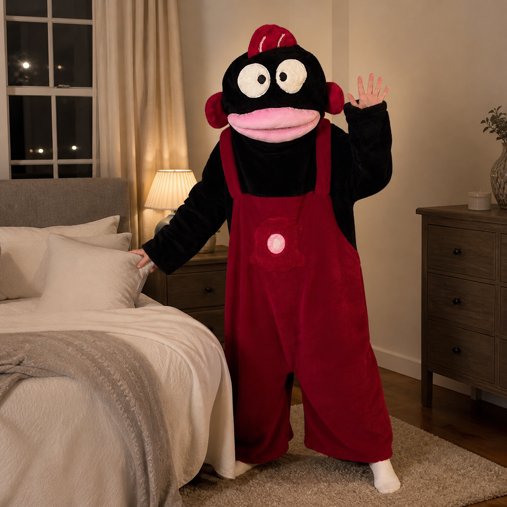 Plush Puppet Character Kigurumi Onesie soft texture