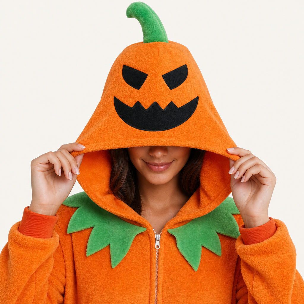 Leoxa pumpkin kigurumi onesie – 05 character detail