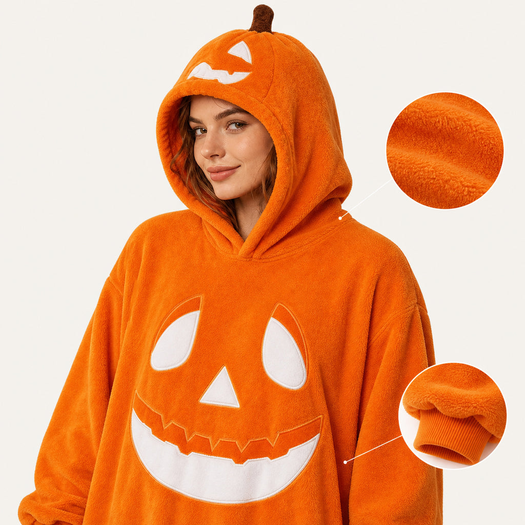 Pumpkin kigurumi character detail