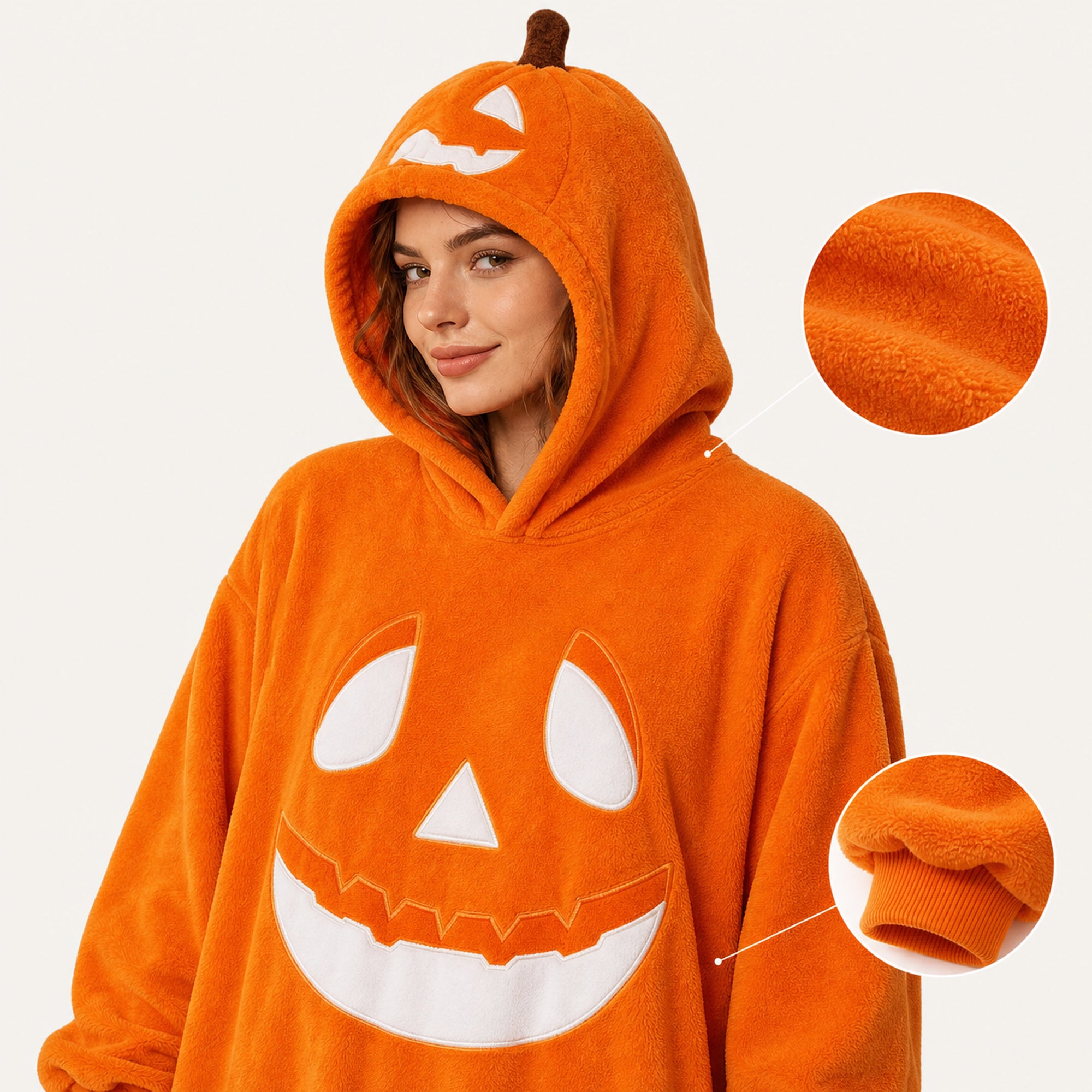 Pumpkin kigurumi character detail