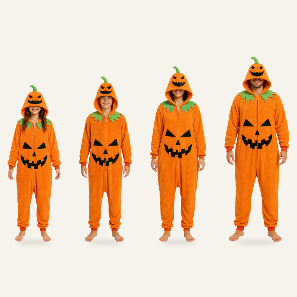 Leoxa pumpkin kigurumi onesie – 10 color lineup