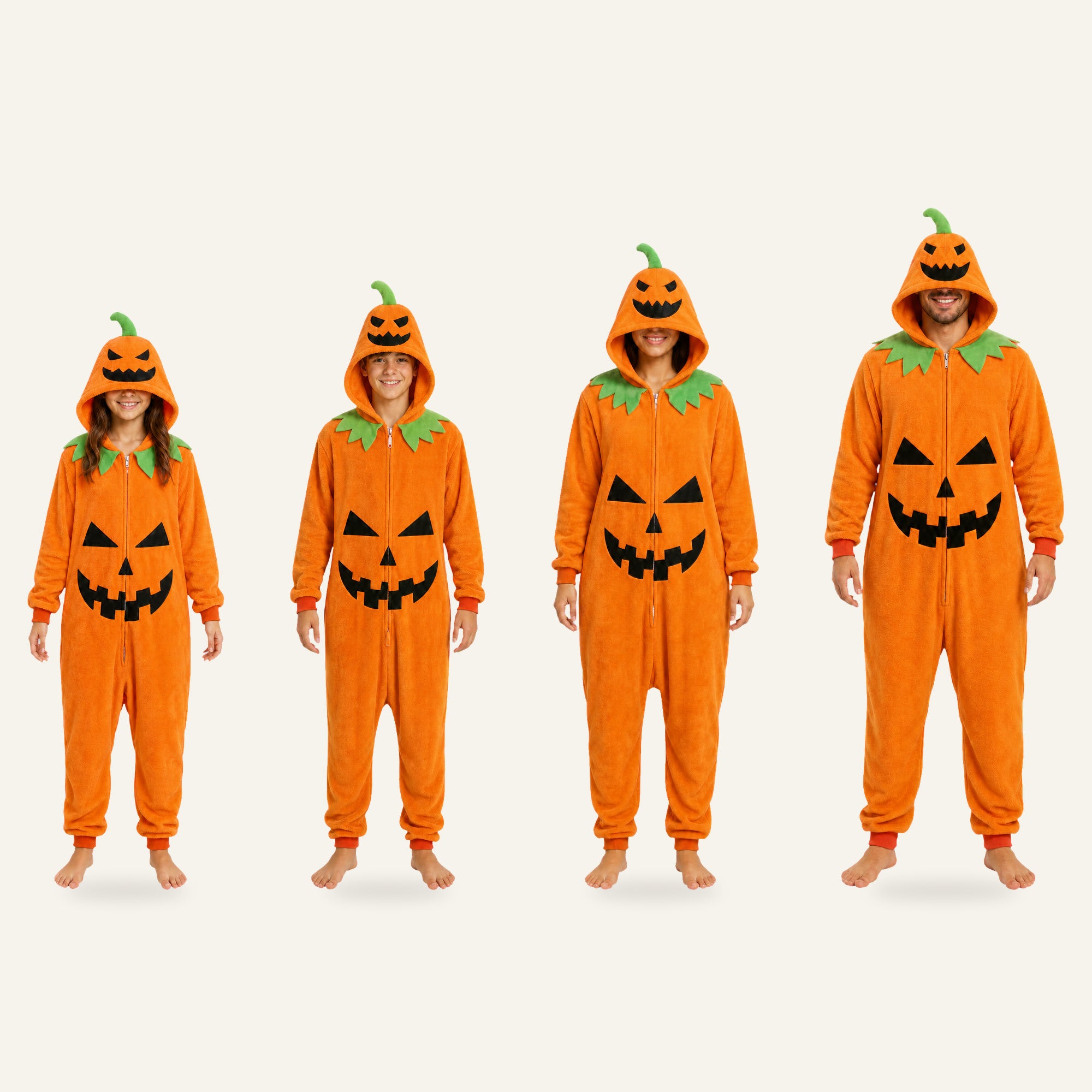 Leoxa pumpkin kigurumi onesie – 10 color lineup