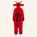 Red Creature Kigurumi Onesie - back view