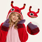Red Creature Kigurumi Onesie - character detail
