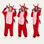 Red Creature Kigurumi Onesie - variant lineup