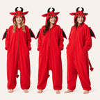 Leoxa red devil kigurumi onesie – 10 color lineup