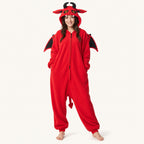 Leoxa red devil kigurumi onesie – 17 adult m