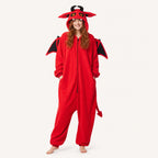 Leoxa red devil kigurumi onesie – 19 adult xl