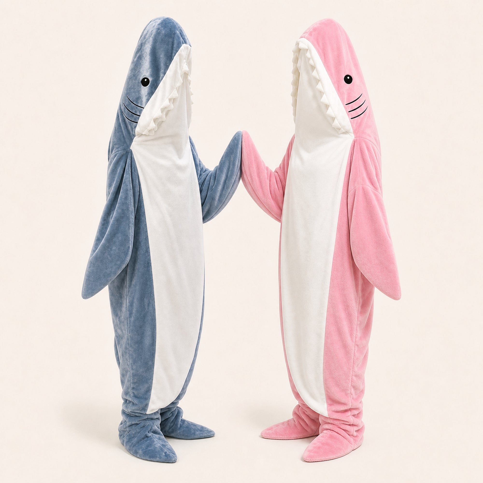 Leoxa shark kigurumi onesie — 04 matching colors (1)
