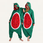 Watermelon kigurumi matching colors