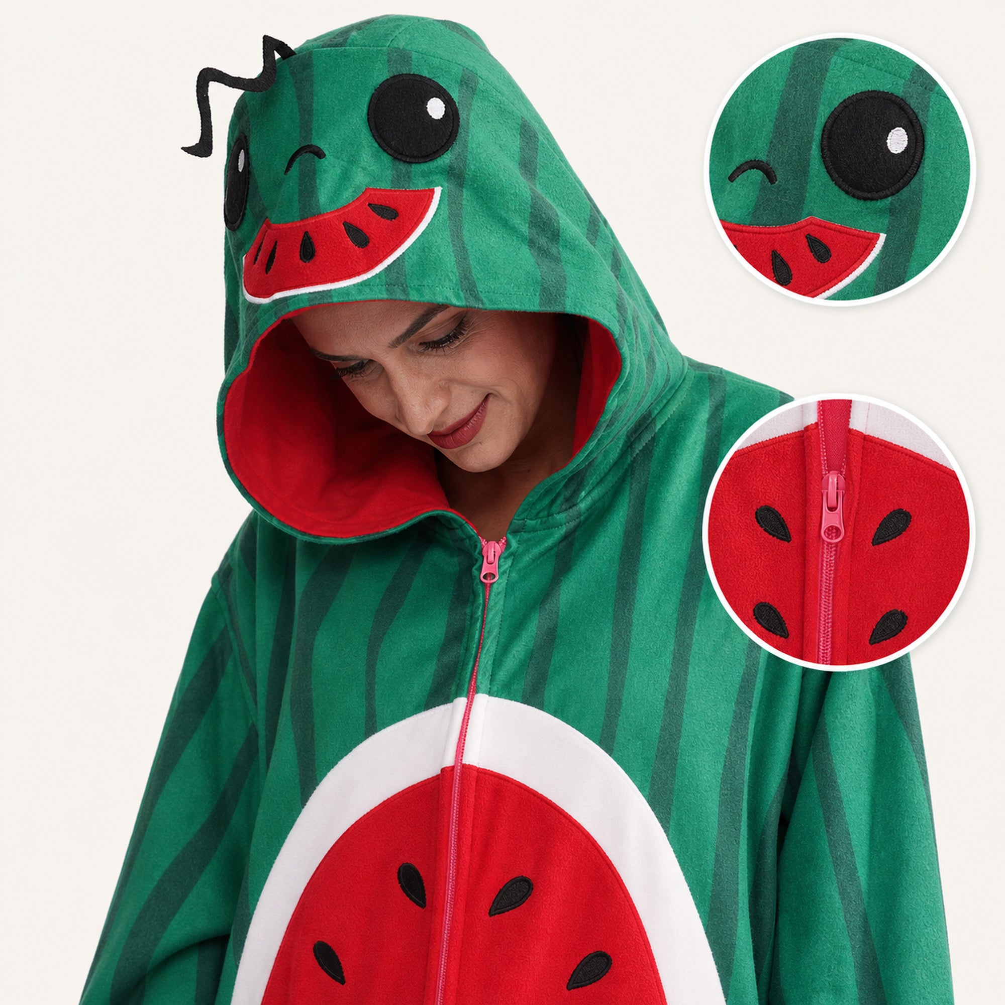 Watermelon kigurumi character detail