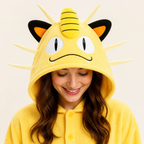 Yellow Cat Character Kigurumi Onesie - character detail