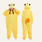 Yellow Cat Character Kigurumi Onesie - feature details