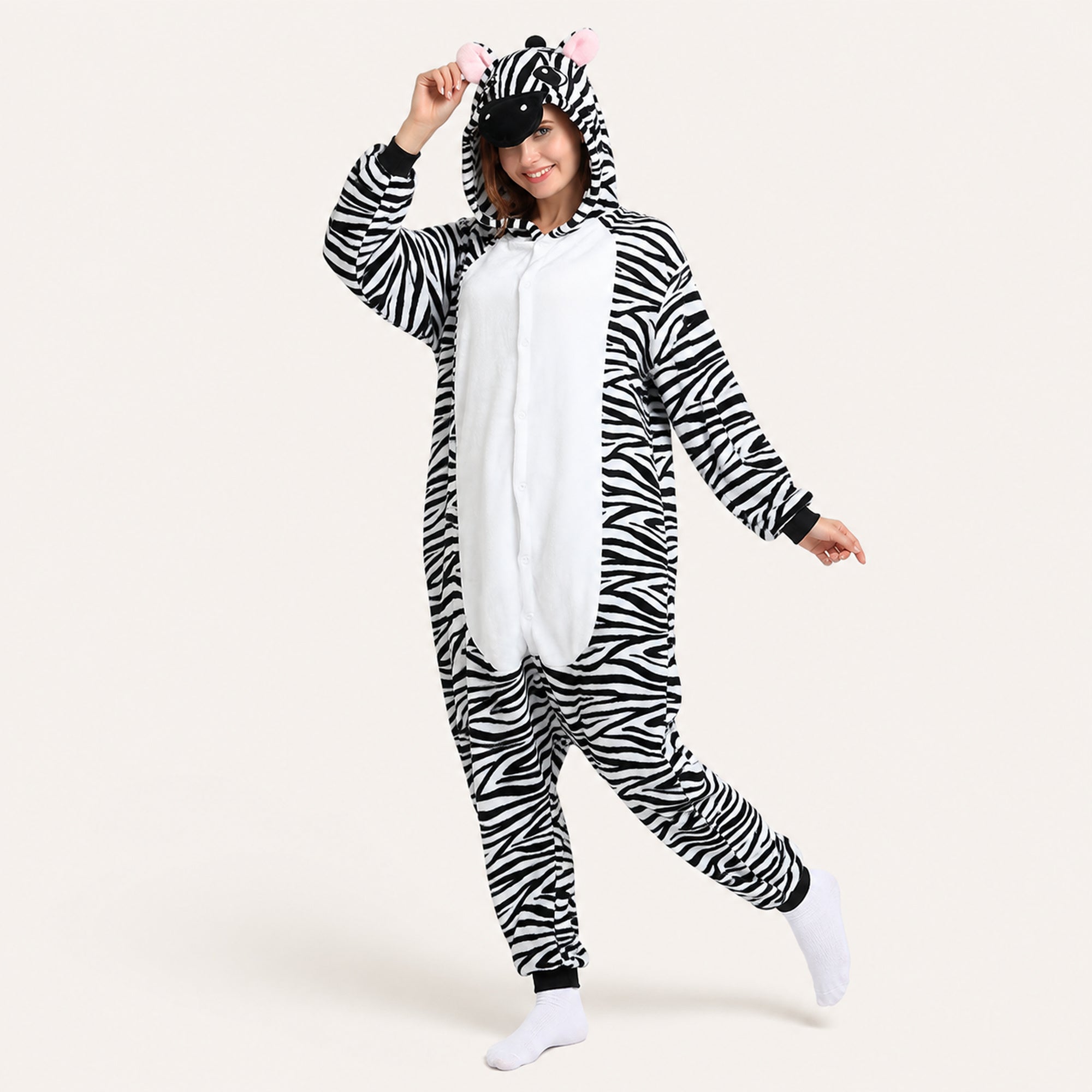 Zebra kigurumi dynamic look