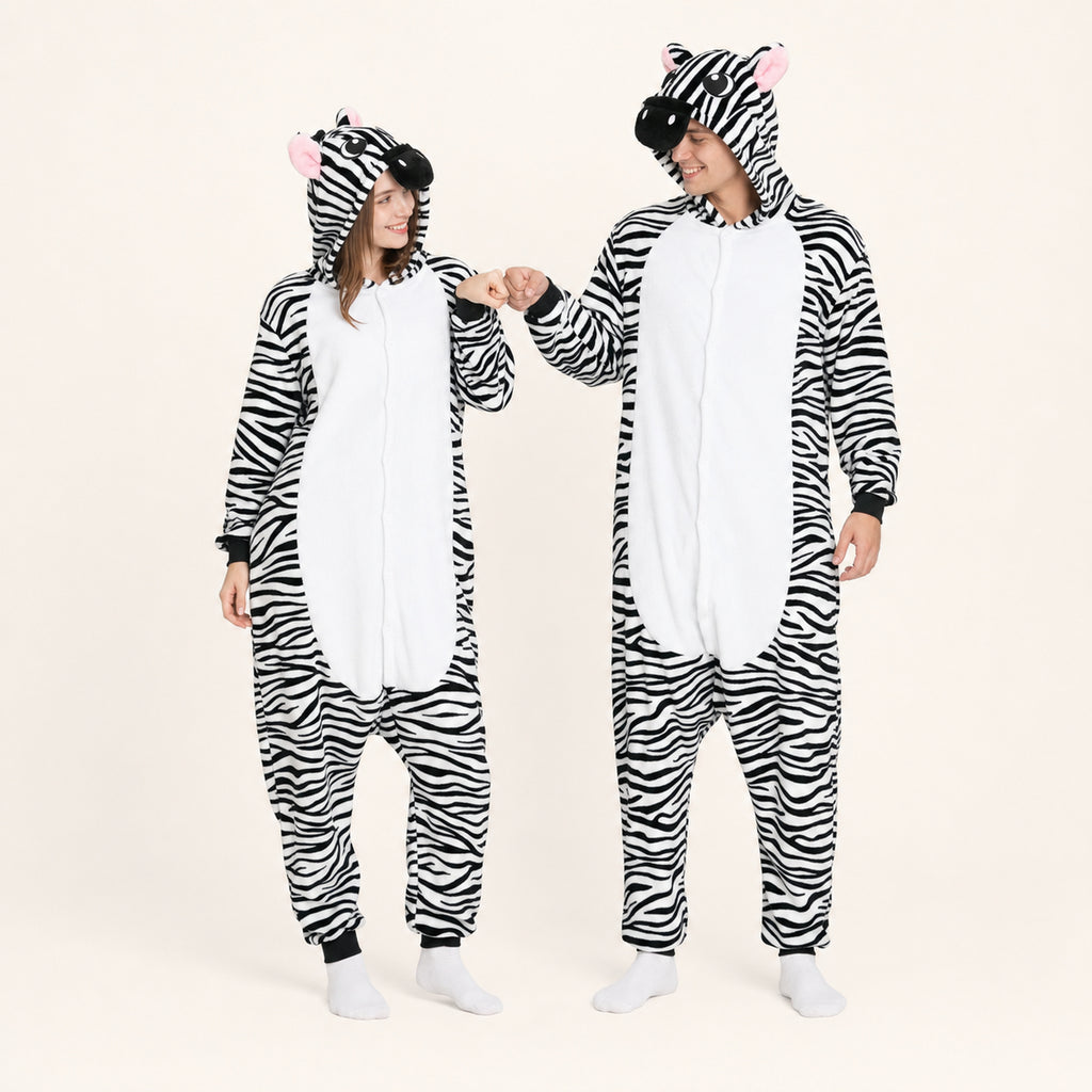 Zebra kigurumi matching colors