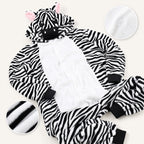 Zebra kigurumi soft texture