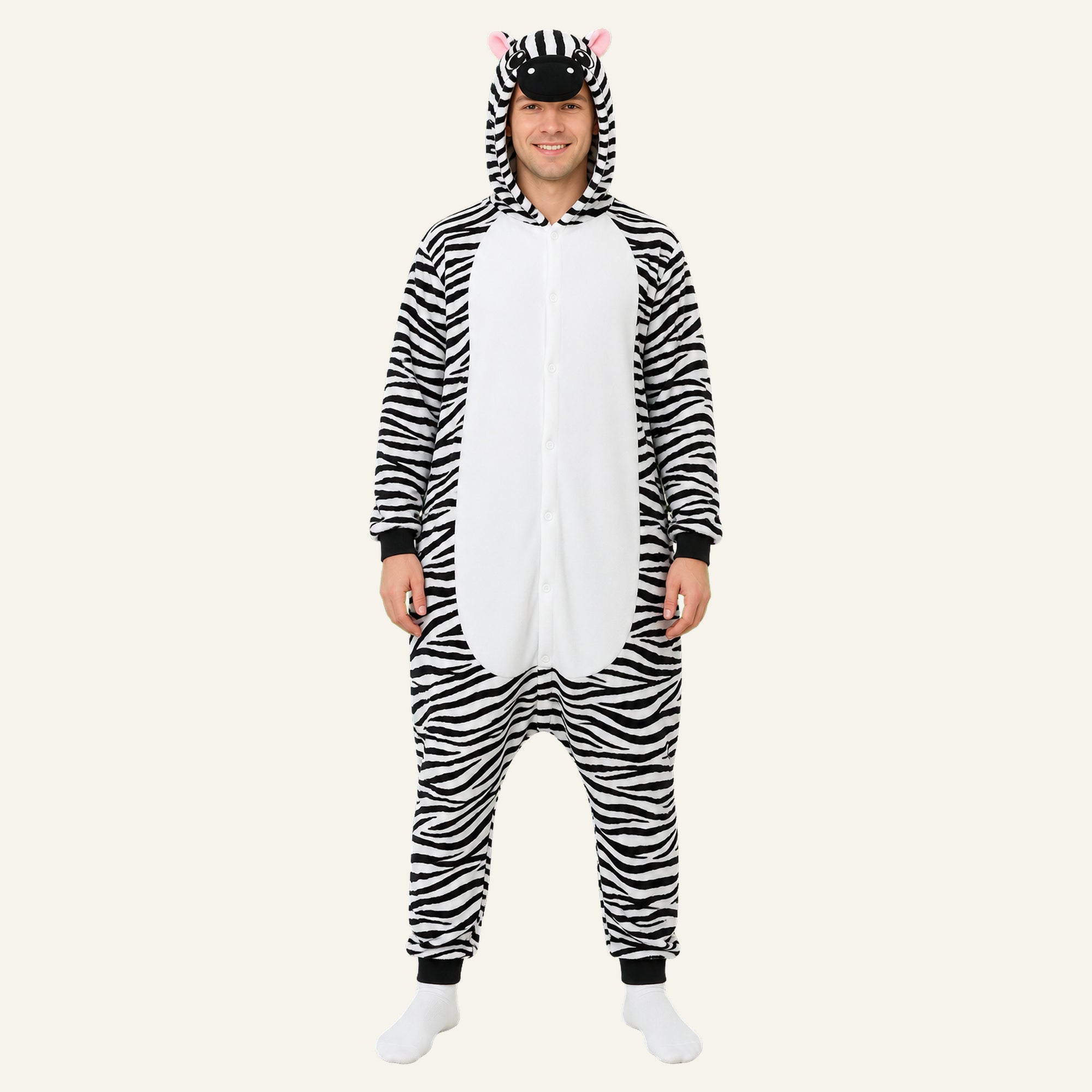 Zebra kigurumi size XL