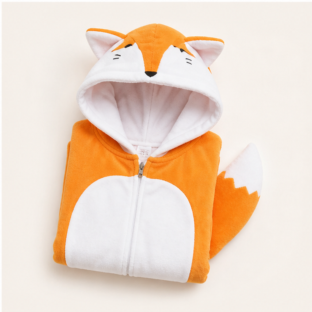 Orange Fox Kigurumi Onesie 08 detail