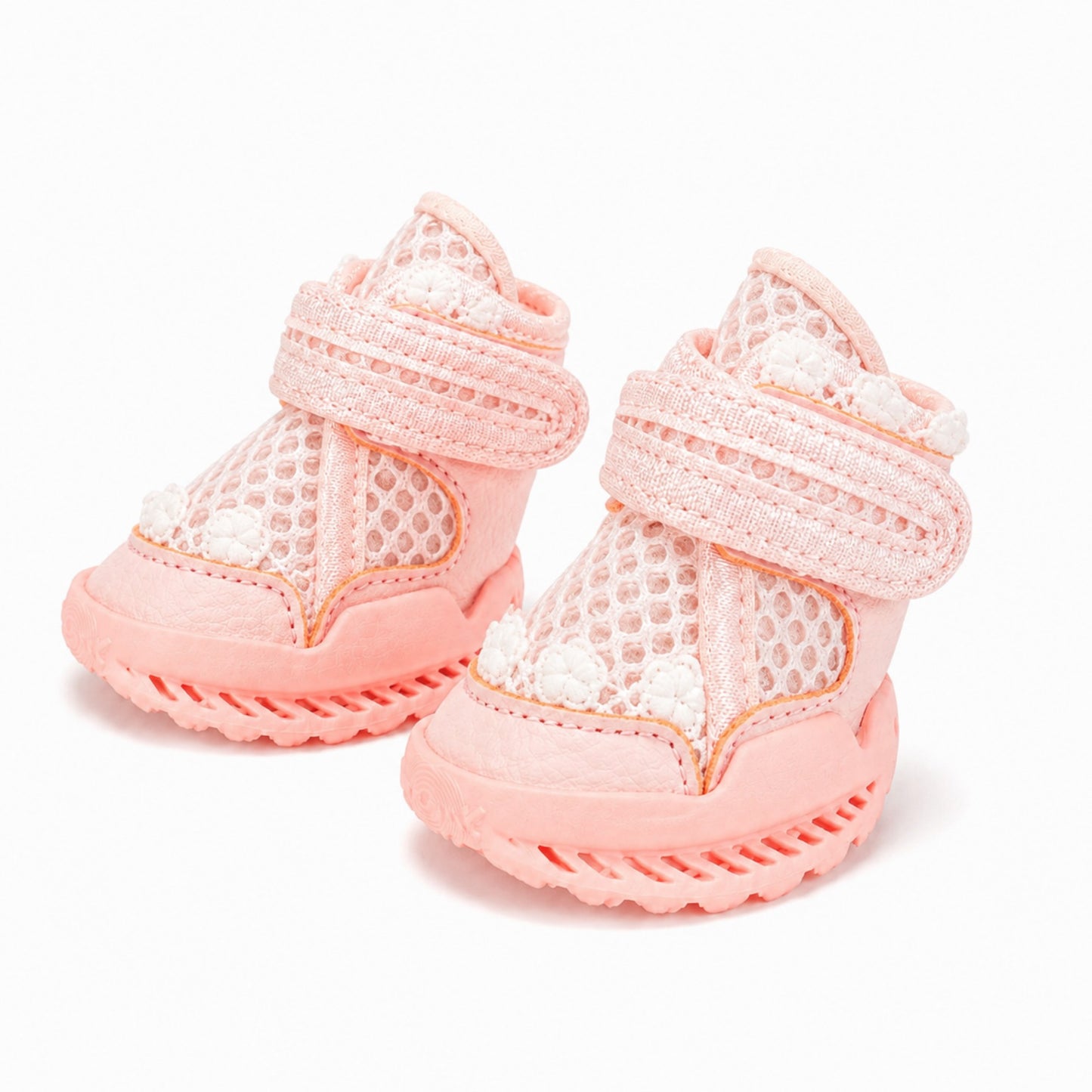 Leoxa Coral Pink Dog Shoes
