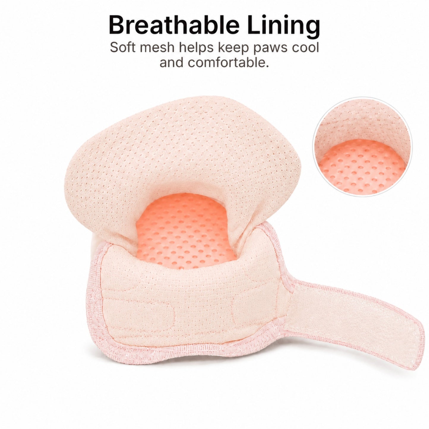 Leoxa Coral Pink Dog Shoes