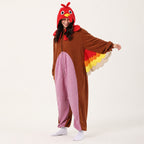Red Brown Bird Kigurumi Onesie view 4