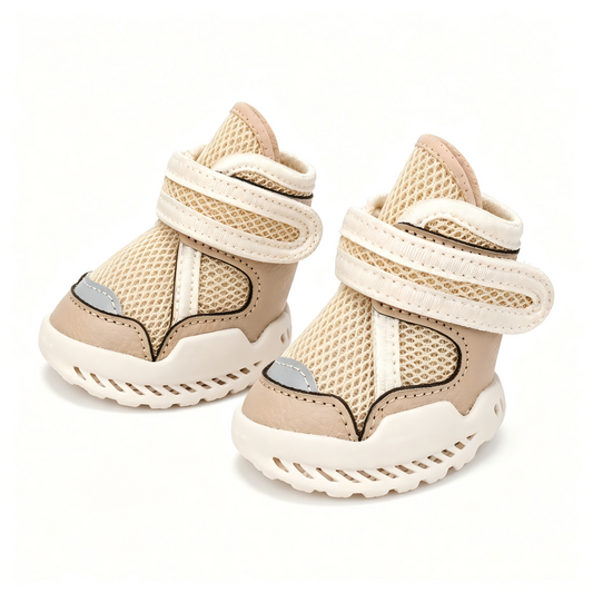 Leoxa Cream Beige Dog Shoes