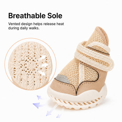 Leoxa Cream Beige Dog Shoes