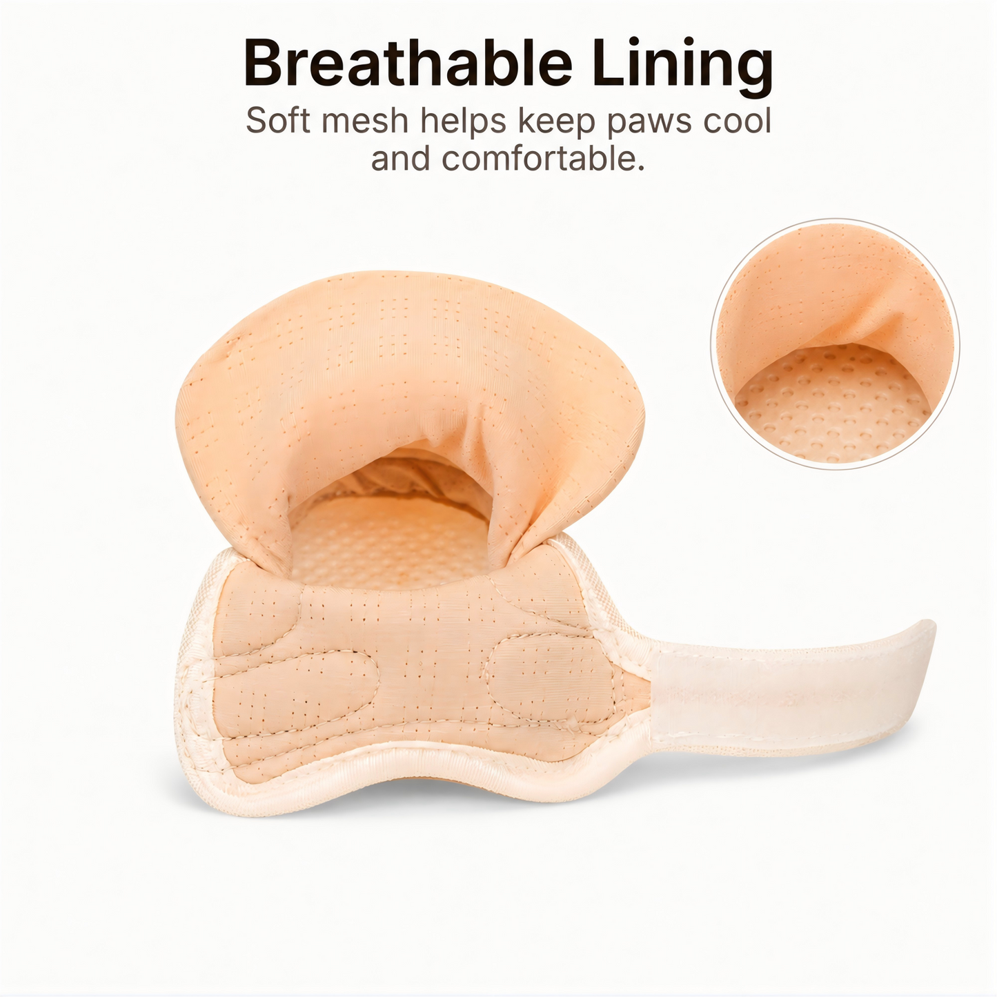 Leoxa Cream Beige Dog Shoes