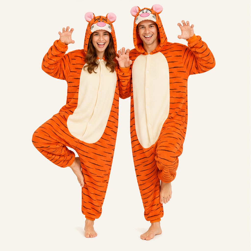 Tigger Cartoon Tiger Kigurumi Onesie 03 friends studio